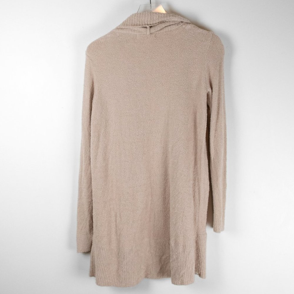 Barefoot Dreams Circle Cardigan Cozy Chic Lite Open Front Cardi Tan Size Medium - Picture 2 of 6